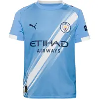 Puma Manchester City 25/26 Home Jersey Youth, Clothing, Light Blue/White, 13-14Y