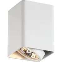 QAZQA Design påmontert spotlight hvit GU10 70 mm roterbar og vippbar - Vox