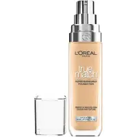 L'Oréal Paris True Match Flydende Foundation 4W Golden Natural med hyaluronsyre & SPF 17, 30 ml