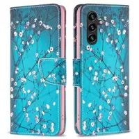 Mtp Products Samsung Galaxy A56 Wonder Series Lommebok-deksel - Hvit Blomster