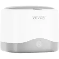 Vevor sonisk rengjøringsmiddel for proteser, 200 ml retainer-rengjøringsmaskin, 30 W rengjøringsmaskin for tannbehandling, retainer, aligner, tannregulering, munnbeskyttere, tannbørstehode, barberhode