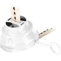 Feuerhand Burner with Wick for 276, Brenner med Veke, Hvit