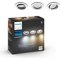 Philips Hue White Ambiance Milliskin Innfelt Spot (3-pakning)