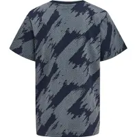 Hummel T-skjorte - hmlZion - Black Iris/Støvblå - - 4 år (104) - T-skjorte