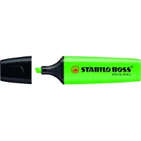 Stabilo BOSS, 1 stykker, Grønn, Svart, Grønn, 2 mm, 5 mm