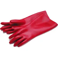 Cimco 140214 Schutzhandschuhe Gr.10, Isolerende hansker, Rød, Unisex, Beskyttelse mot elektrostatisk utladning (ESD), Latex, 410 mm