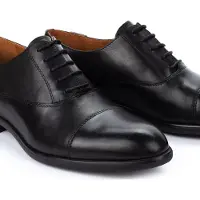 Pikolinos for man. M7J-4184 Bristol leather loafers black (44), Flat, Laces, Casual