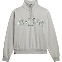 Superdry Athletic Ess Applique Halv Glidelås Genser
