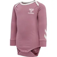 Hummel Body I/e - HmlMaule - Heather Rose - - 3 år (98) - Langermet Body