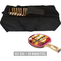 Sporti France Racketsett (bag + 20 Racketer) Fighter