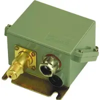 Danfoss Pressostat KPS 43, 1-10 bar, G1/4, diff.tryk 0,7-2,8 bar Auto reset, AC-3 6A, 400V PG13,5 kabel Ø5-14 mm, IP67