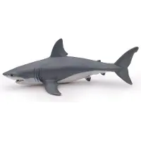 Papo Hvithai - L: 18 cm - - OneSize - Lekedyr