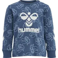 Hummel Genser - hmlCollin - Fenrik Blue m. Hvit - - 74 - Genser