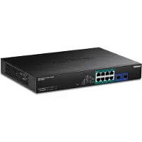 Trendnet TPE-1020SB - Version v1.0R - switch - 10 ports - smart - rack-mountable - TAA Compliant
