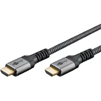 Goobay HDMI 2.1 Sleeved - 1m - Svart