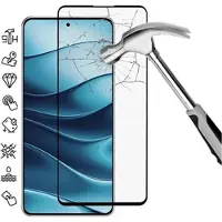 Mtp Products Xiaomi Redmi Note 14 4G/5G Full Cover Beskyttelsesglass - Svart Kant
