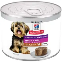 Hill's Pet Nutrition Sensitive Stomach & Skin Small & Mini Mousse - Sparepakke: Kalkun (24 x 200 g)
