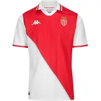 Kappa As Monaco Kombat 24/25 Hjem Kortarmet T-skjorte