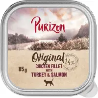 Purizon Original 6 x 85 g - Kyllingfilet med kalkun og laks