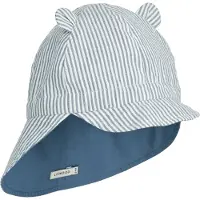 Liewood Legionær Hatt - Gorm Vendbar - Blue Wave/Krem De La Cr - - 9-12 md - Solhatt