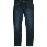 Ralph Lauren for man. 710956090001 Parkside Active Taper blue stretch jeans (31/32), Casual, Cotton, Denim