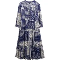 Superdry W8012029a 3/4 Ermet Midi-kjole