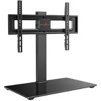 Perlegear Justerbart bordstativ for TV 32-70" med glassfot - PGTVS26-US