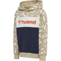 Hummel Hettegenser - HmlLuke - Hummus/Black Iris - - 5 år (110) - Hettegenser
