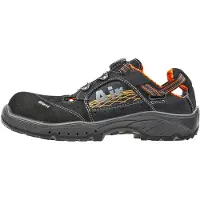 Sievi Roller XL S1P, Hankjønn, Safety shoes, Svart, Oransje, EUE, Polyuretan (PU), Kunstig lær, Mikrofiber