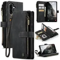 CASEME Samsung Galaxy A56 C30 Multifunksjonell Lommebok-deksel - Svart