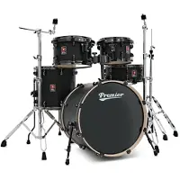 Premier Artist 20" 5pc Fusion Trommesett Matte Black