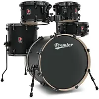 Premier Artist 20" 5pc Fusion Shell Pack Matte Black