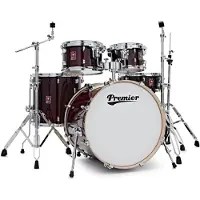 Premier Artist 22" 5 stk. moderne rocketrommesett Cherry Red
