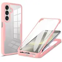 Mtp Products Samsung Galaxy A26 360 Beskyttelse Deksel - Rosa / Klar
