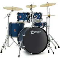 Premier Revolution 22" trommesettpakke med 5 deler Blue Stardust