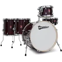 Premier Artist 22" 5 stk. tung rockeskallpakke Cherry Red