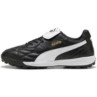 Puma KING TOP TT Football Boots Unisex, Shoes, Black/White/Gold, 44