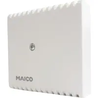 Ventico MAICO Hygrostat HY 230I, elektronisk fugtmåling, med skjult justering til af-/befugtning. IP30, arbejdsområde 20-80% RH. Mål 71x71x27 mm.