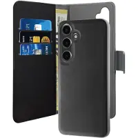 Puro Samsung Galaxy S24+ 2-i-1 Magnetisk Lommebok-deksel - Svart