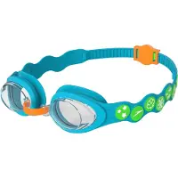 Speedo svømmebriller Junior Sea Squad blå/oransje