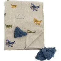 Bloomingville Mini Teppe - 160x130 cm - Plan Pledd - Nature - - OneSize - Teppe