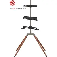 One For All Tripod Universal TV-stativ med fire ben (WM7475), 81,3 cm (32), 177,8 cm (70), 200 x 100 mm, 400 x 400 mm, 360°, Brun, Grå