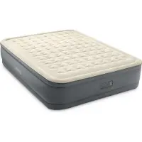 Intex 64926ND luftmadrass 203 x 152 x 46 cm, Premaire Elevated, hvit/grå