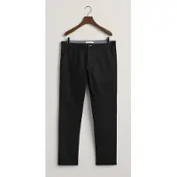 Gant for man. 1505220 Chinos slim fit Tech Prep trousers black (33/34), Casual, Cotton