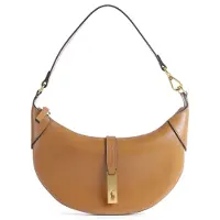 Ralph Lauren for woman. 428871248003 Brown calfskin mini Polo ID shoulder bag (OSFA), Casual, Leather