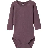 Name it Body I/e - Noos - Rib - NbfKab - Arctic Skumring/Melange - - 62 - Langermet Body