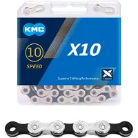 Kmc Grandine X10 sølv/svart 10-gir 114 ledd