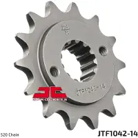 JT Sprockets 520 Jtf1042.14 Steel Fremre Tannhjul