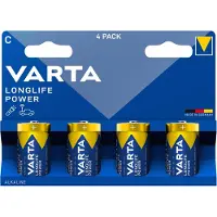 Varta 04914, LR14, Alkalinsk, 1,5 V, 4 stykker, Blå, 50 mm