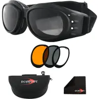 Bobster Cruiser Ii With 3 Interchangeable Lenses Off-road Briller
